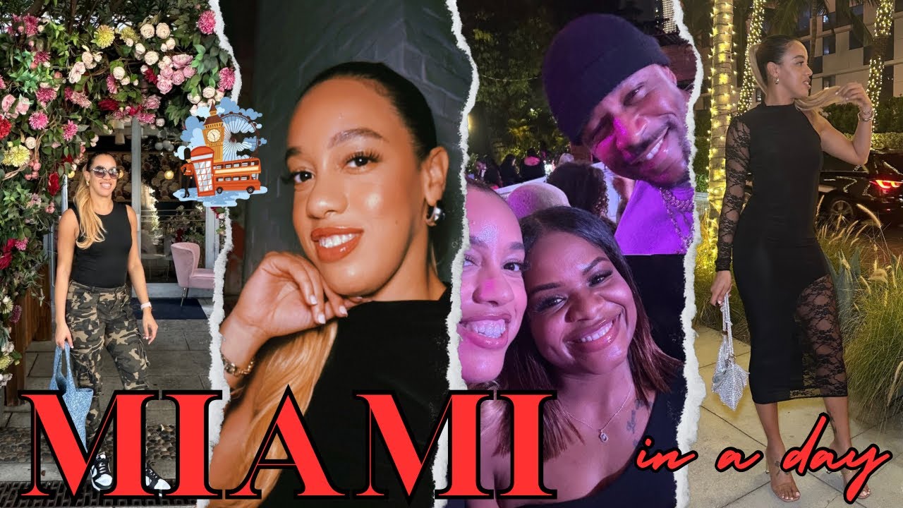 TRAVEL VLOG: MIAMI IN A DAY| R&B PARTY| STK| LEAVE THEM YOUNG MEN ALONE