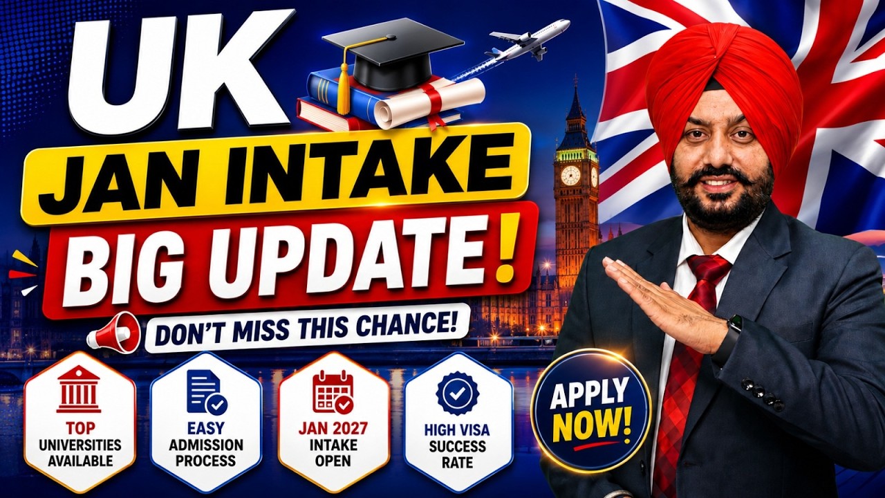 UK 🇬🇧JAN INTAKE BIG UPDATE | STUDY VISA UPDATES 2026 |  USA CANADA UK | THE VISA OFFIC