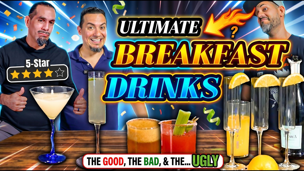 Best Breakfast | Brunch Drinks | Sparkling, Spicey, Healthy?