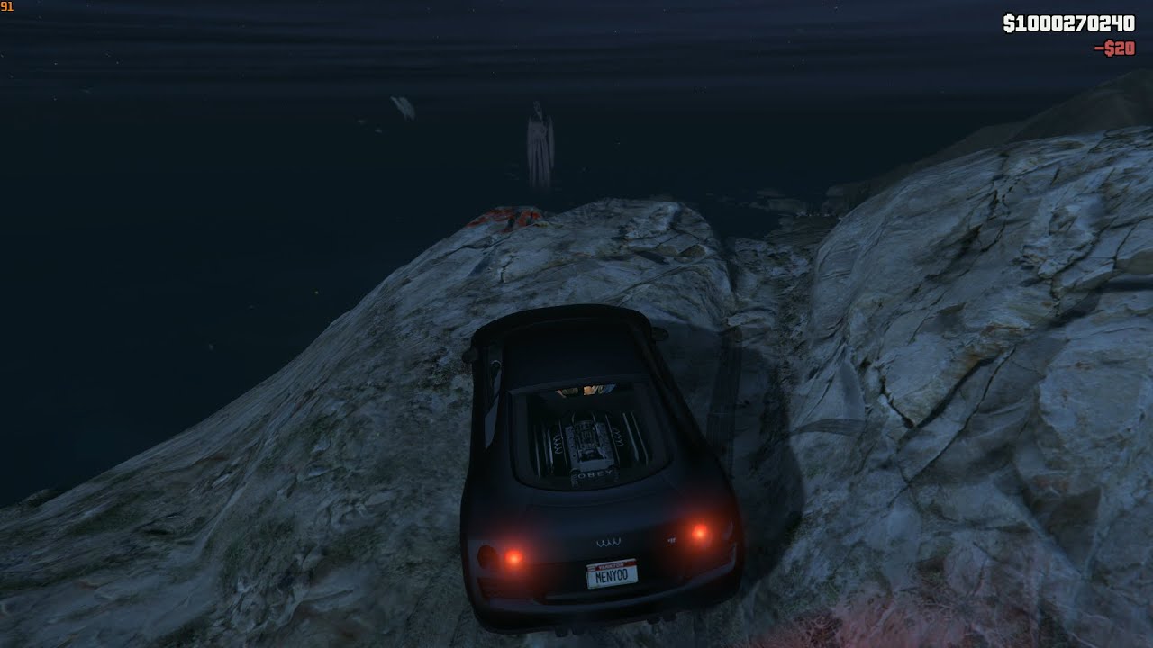 Taking a Hooker to the Mount Gordo Ghost In GTA V (I also recreated the ghost's death)
