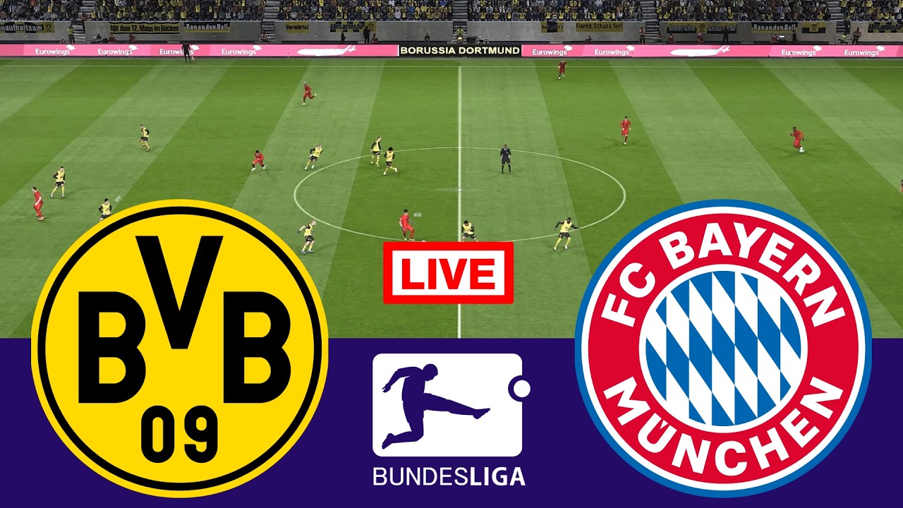 🔴 LIVE : Dortmund gegen Bayern München | Bundesliga 2025/26 | Vollständiges Spiel-Streaming