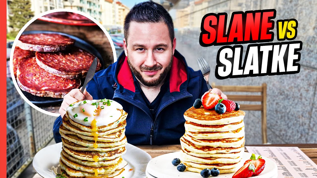 Slane VS slatke palačinke! Naručio sve s menija + KULEN pohana!!