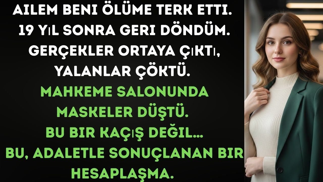 Ailem beni ölüme terk etti, 19 yıl sonra geri döndüm ve her şey mahkemede ortaya çıktı