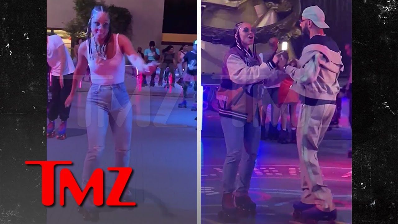 Alicia Keys, Swizz Beatz, Meek Mill Celebrate Album Release with Skating Party | TMZ