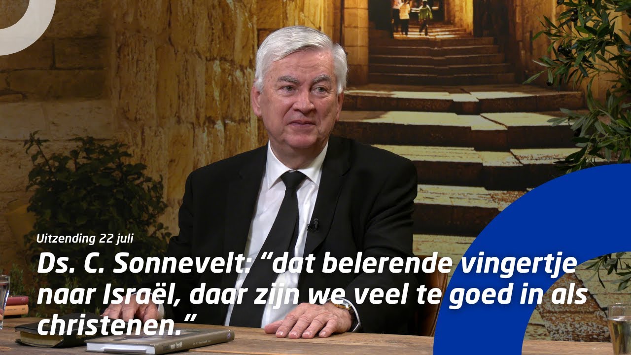 Ds. C. Sonnevelt: “dat belerende vingertje naar Israël, daar zijn we veel te goed in als christenen”