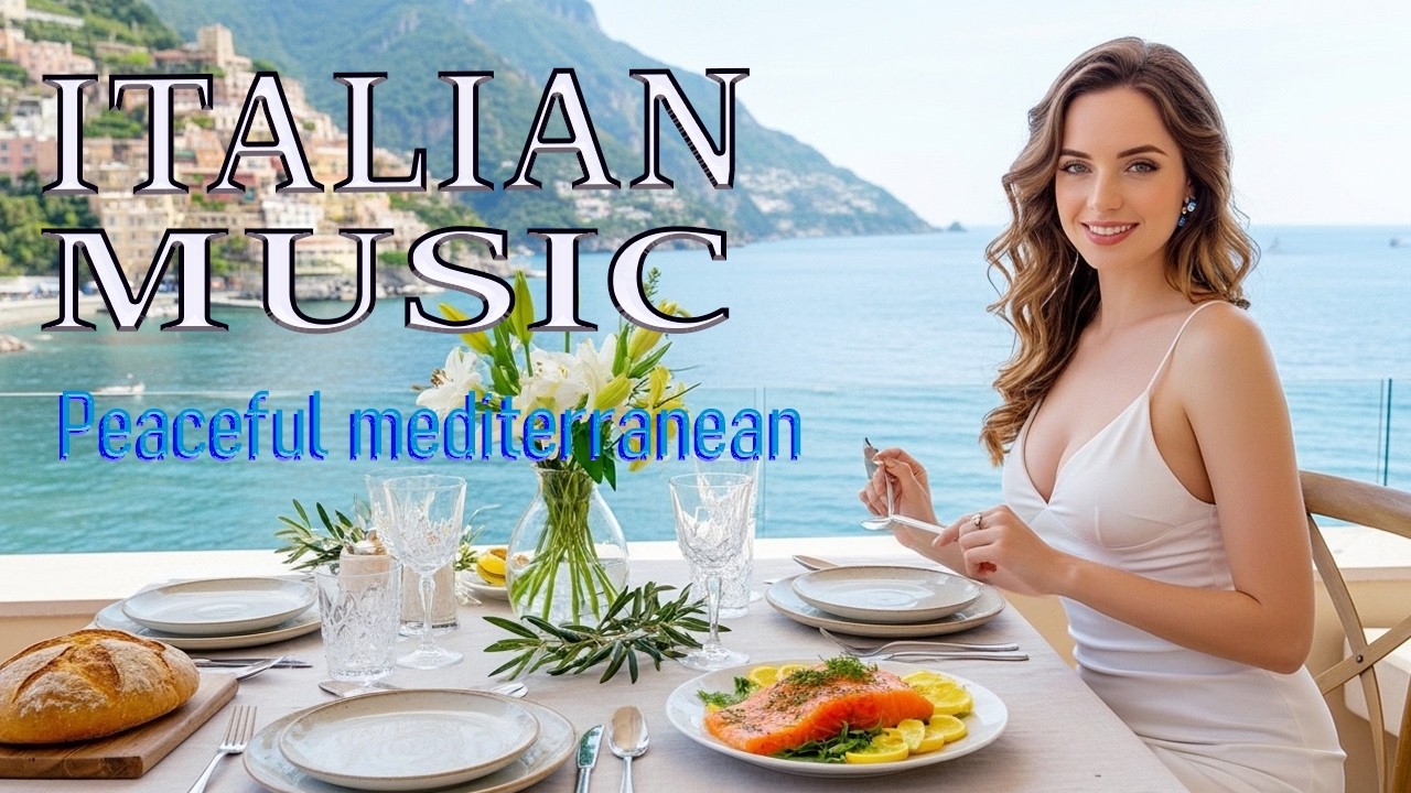 Mediterranean Serenity  Italian Calm Music – Amalfi Coast Sunset & Relaxing Seaside Escape