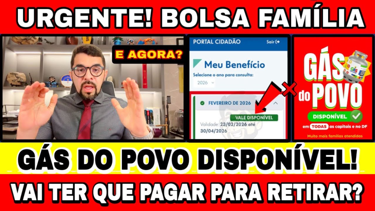 GÁS DO POVO DISPONÍVEL 2026 SÓ VAI RETIRAR O BOTIJÃO DE GÁS SE PAGAR? SIM OU NÃO? 