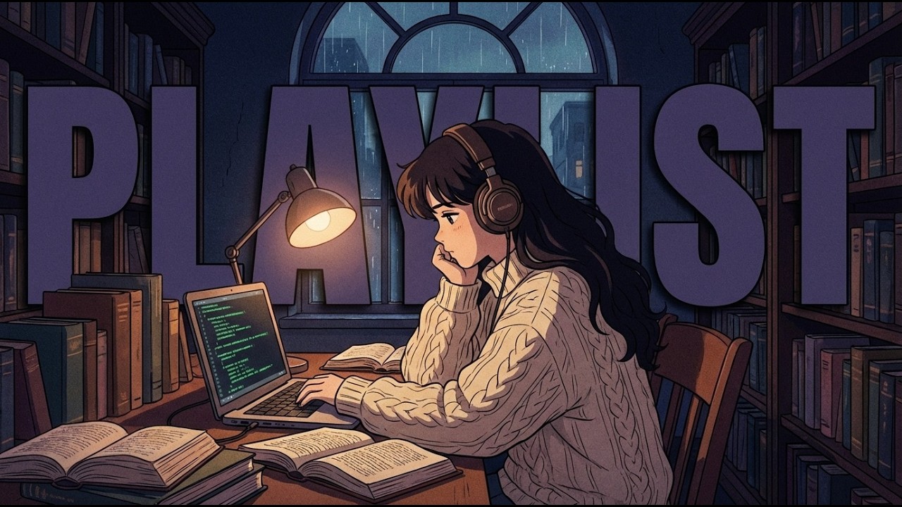 창밖엔 비가 내리고, 미친듯이 몰입되는 시간 | 집중력 200% 올려주는 로파이 배경음악 | Lofi