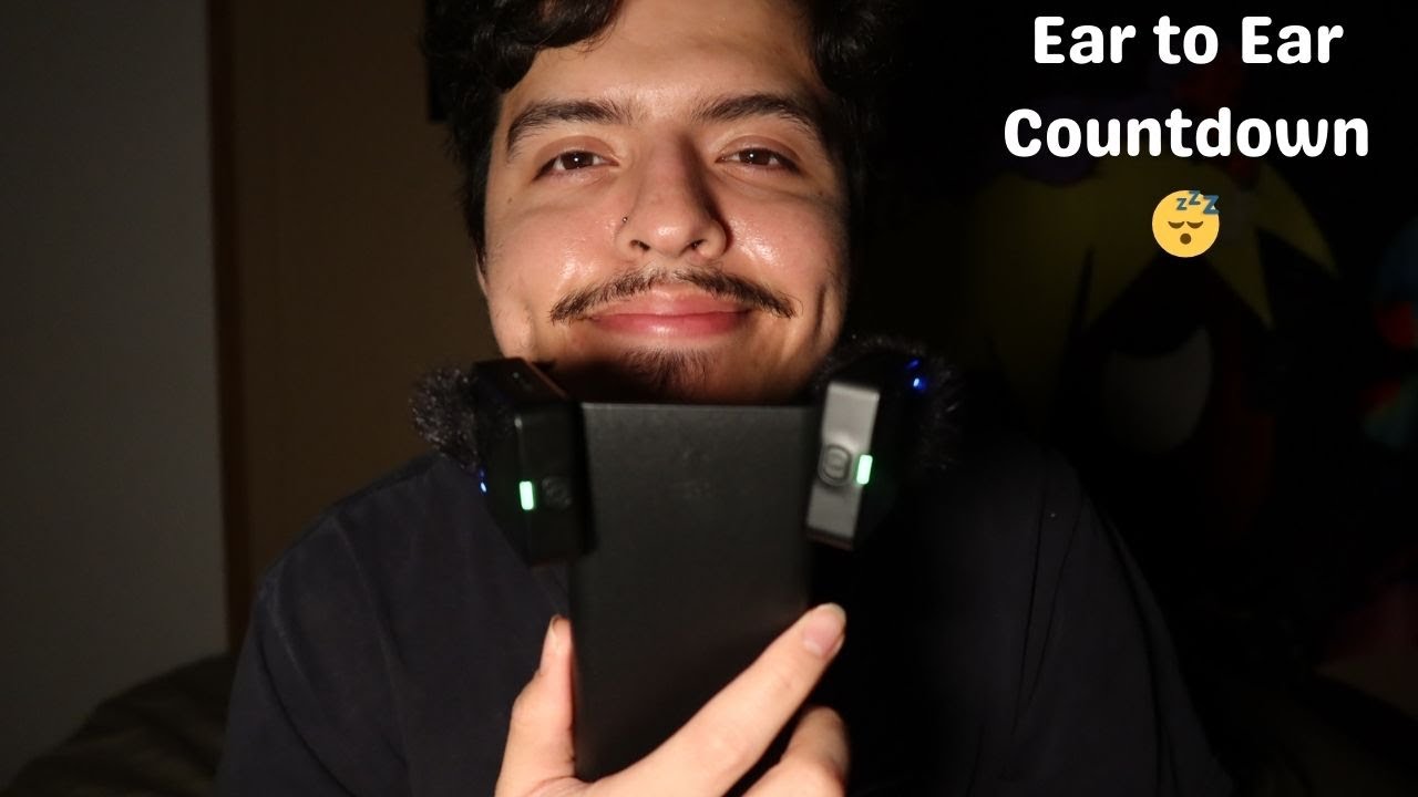 ASMR Ear to Ear Whisper Countdown from 100