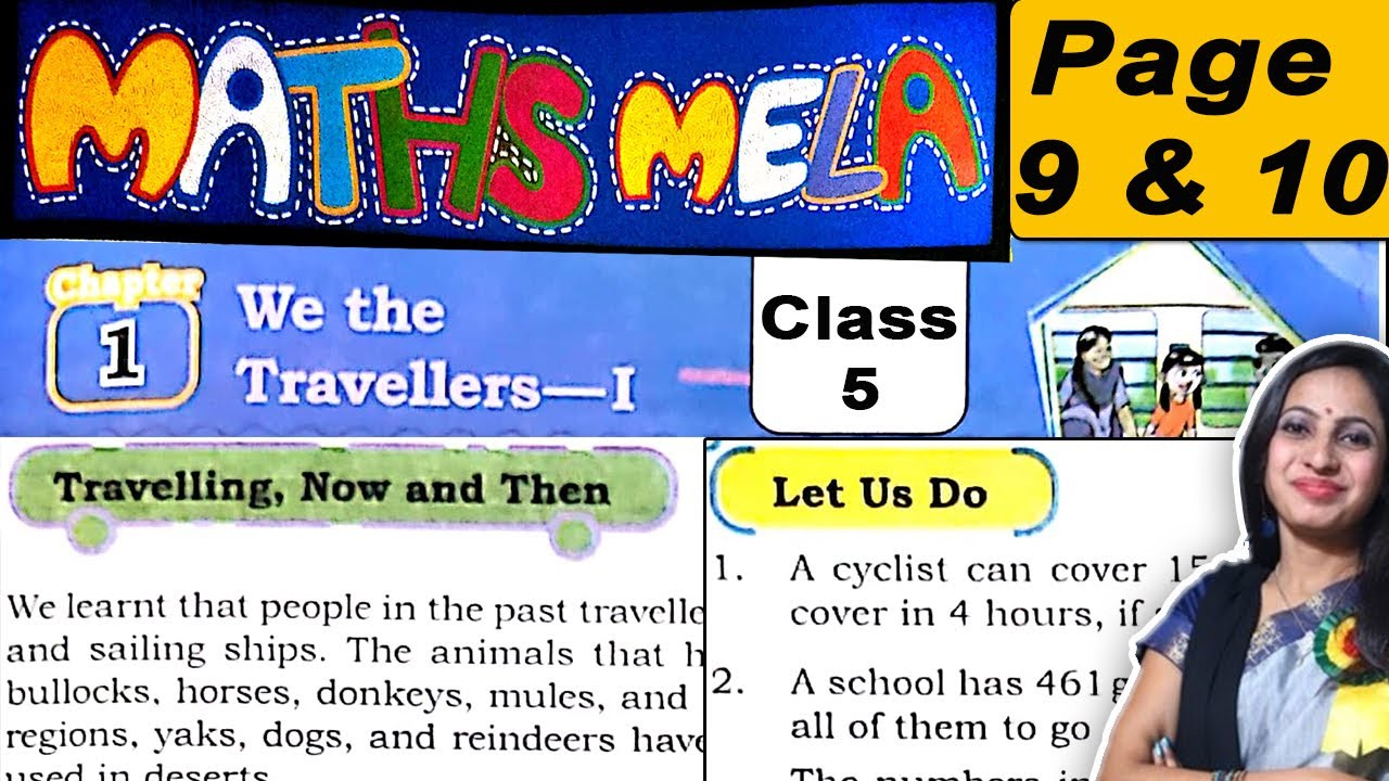 Class 5 Maths Mela Book Solutions | Chapter 1 We the travellers I | Page 9 & 10 Solutions