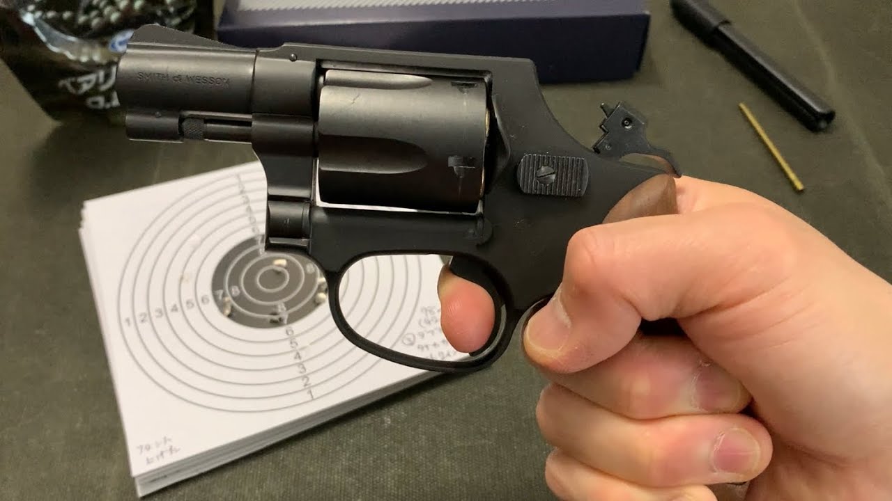 S&W M36 チーフスペシャル　タナカ ガスリボルバー　レビュー　1966アーリーHW 2インチ　ハンドガン　エアガンガスガン