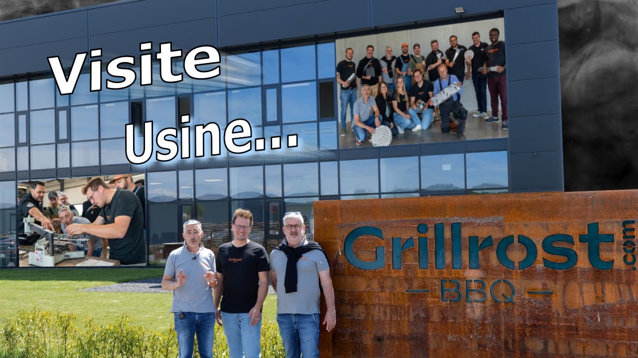 On visite l'usine d'accessoire de barbecue GrillRost en Allemagne ! Une Famille !!!