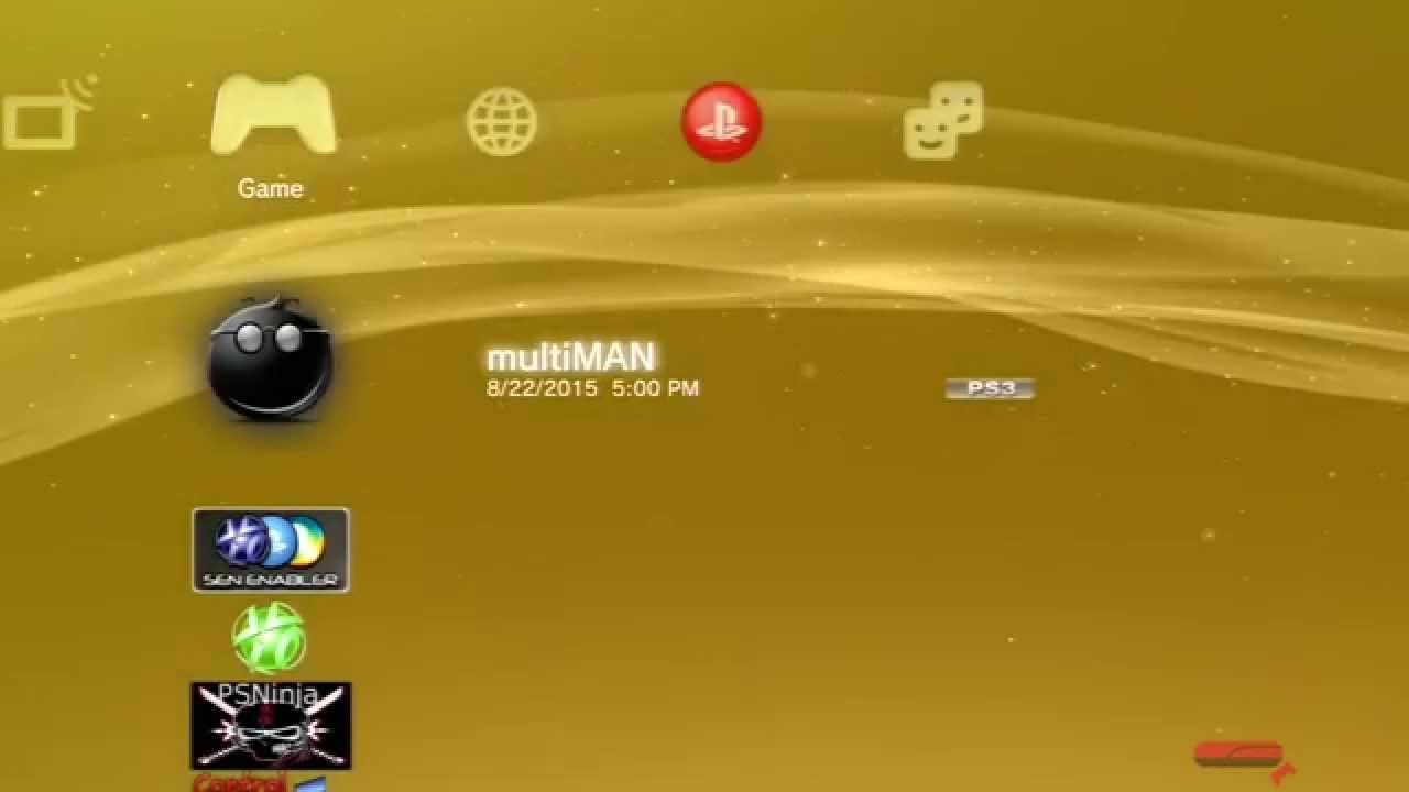 poner los juegos en multiman - ps3