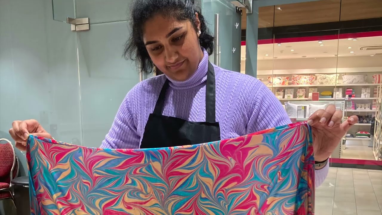 Silk Scarf Marbling