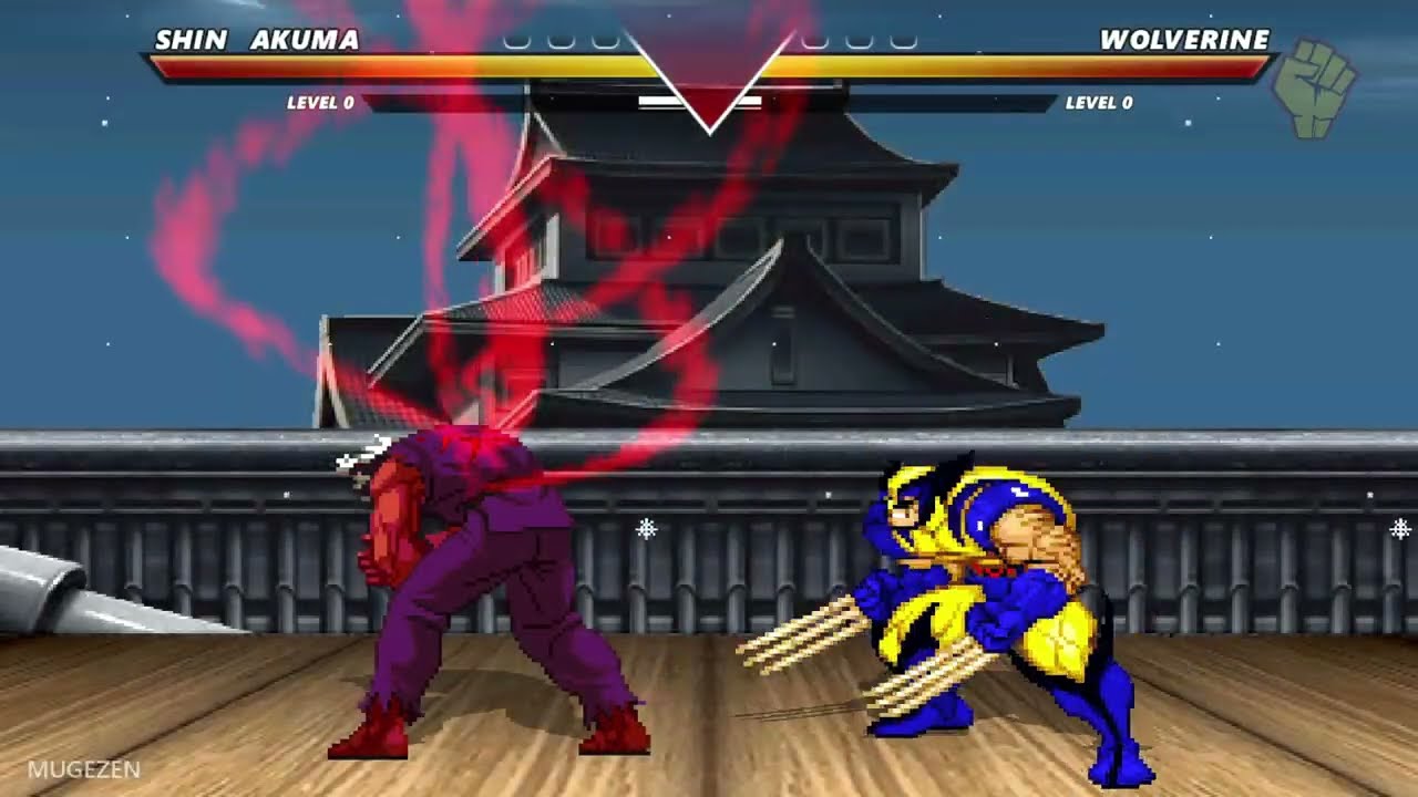 SHIN AKUMA vs WOLVERINE  - Must See MOST EXTREME EPIC Fights!