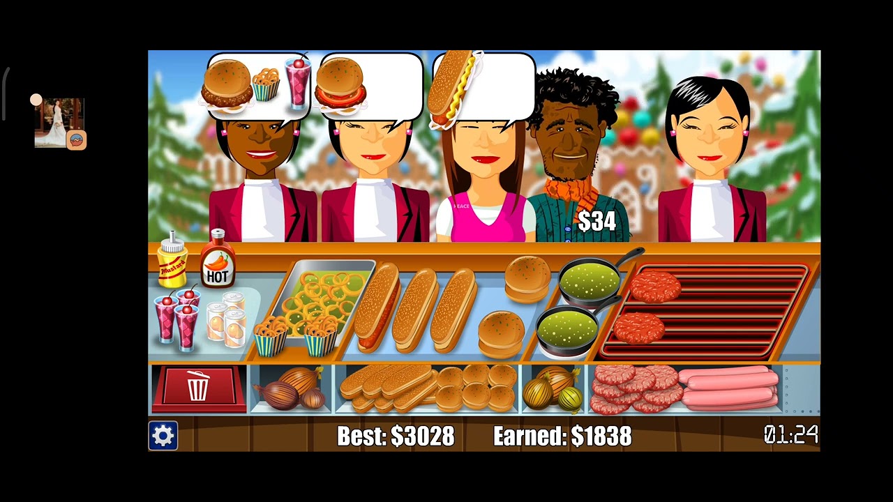 Hotdog Bush - Help!! Cant beat the highscore ,y8.com famous game