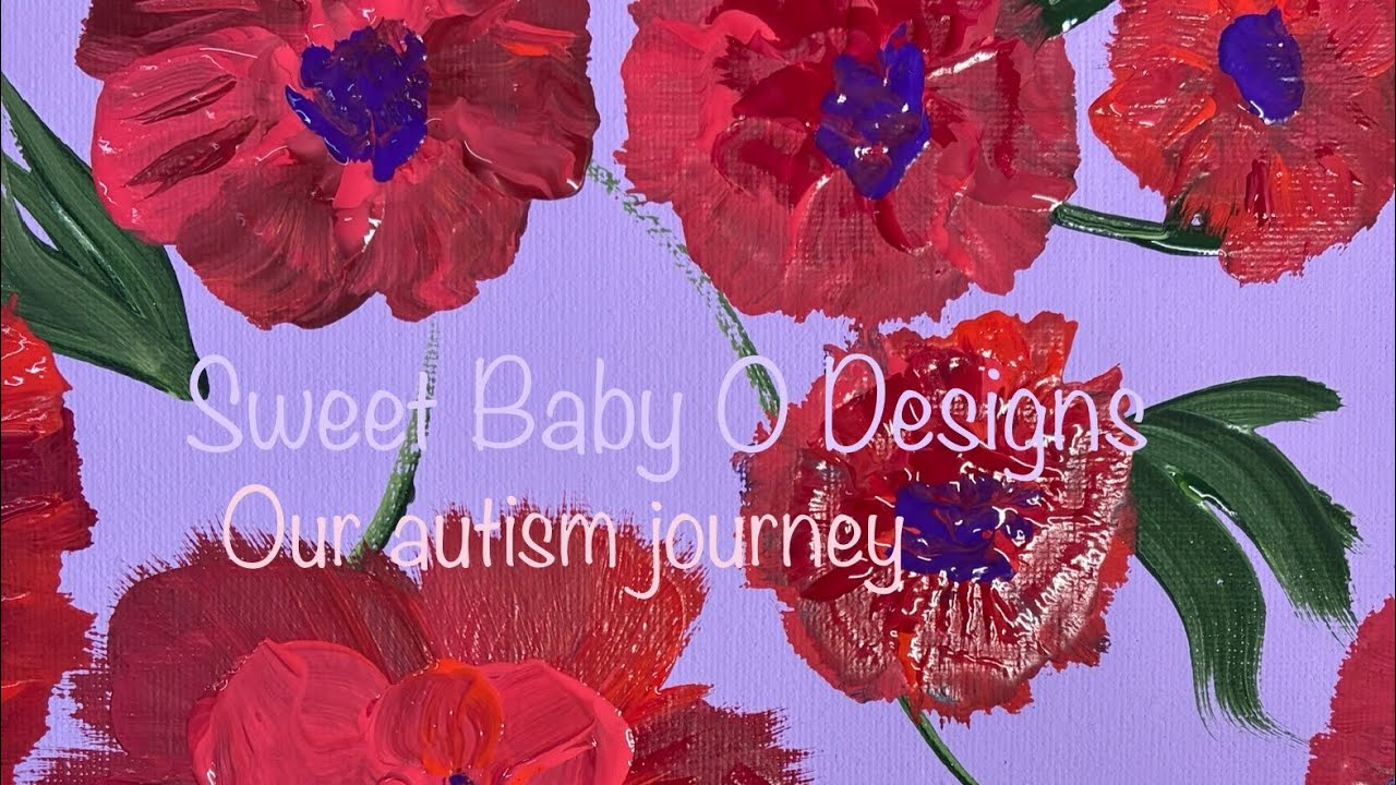 Sharing our journey with breast cancer and autism while painting 