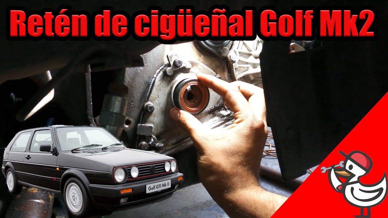 Retén de cigüeñal lado distribución Golf Mk2