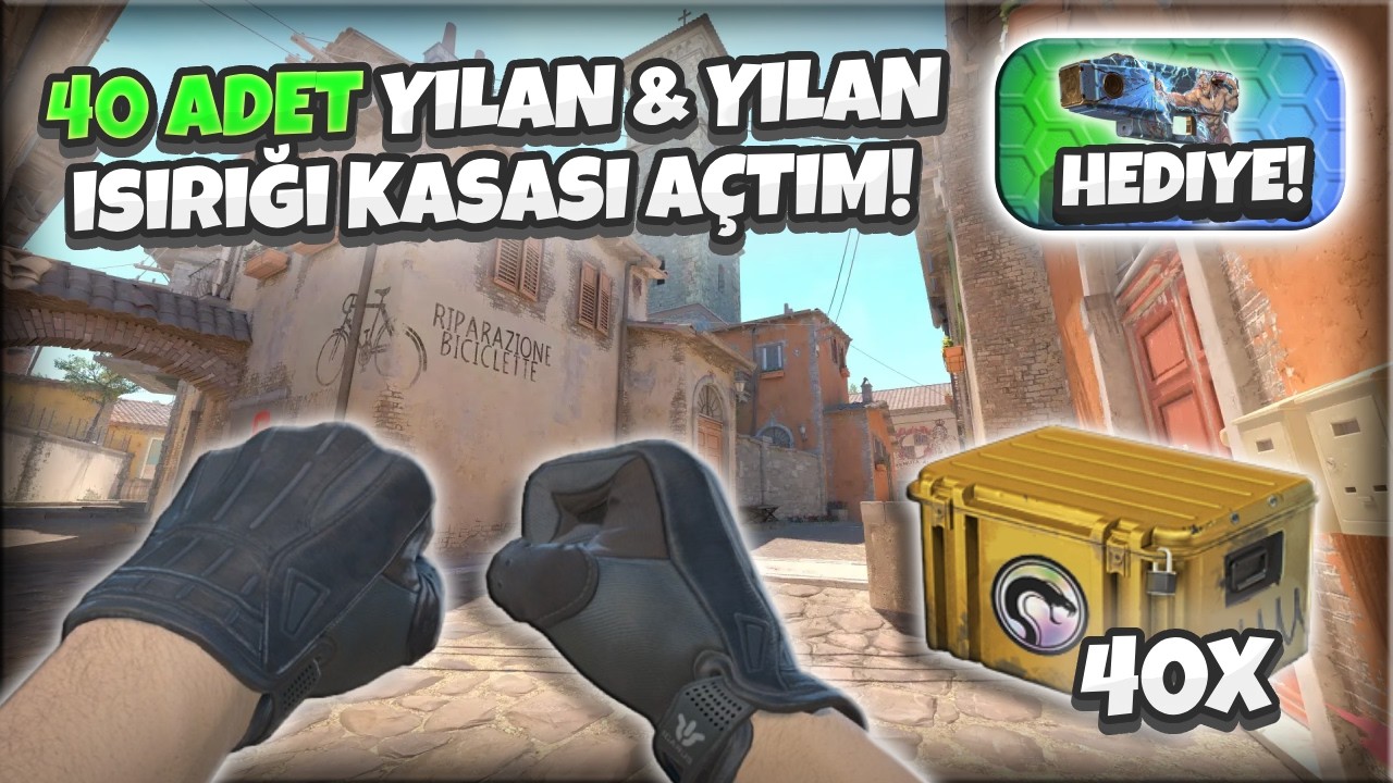 CS2 40x Yılan & Yılan Isırığı Kasası Açtım! Nocts AVINDAYIZ 3!!! Acaba Kâr Ettim mi?! Skin Hediyeli!