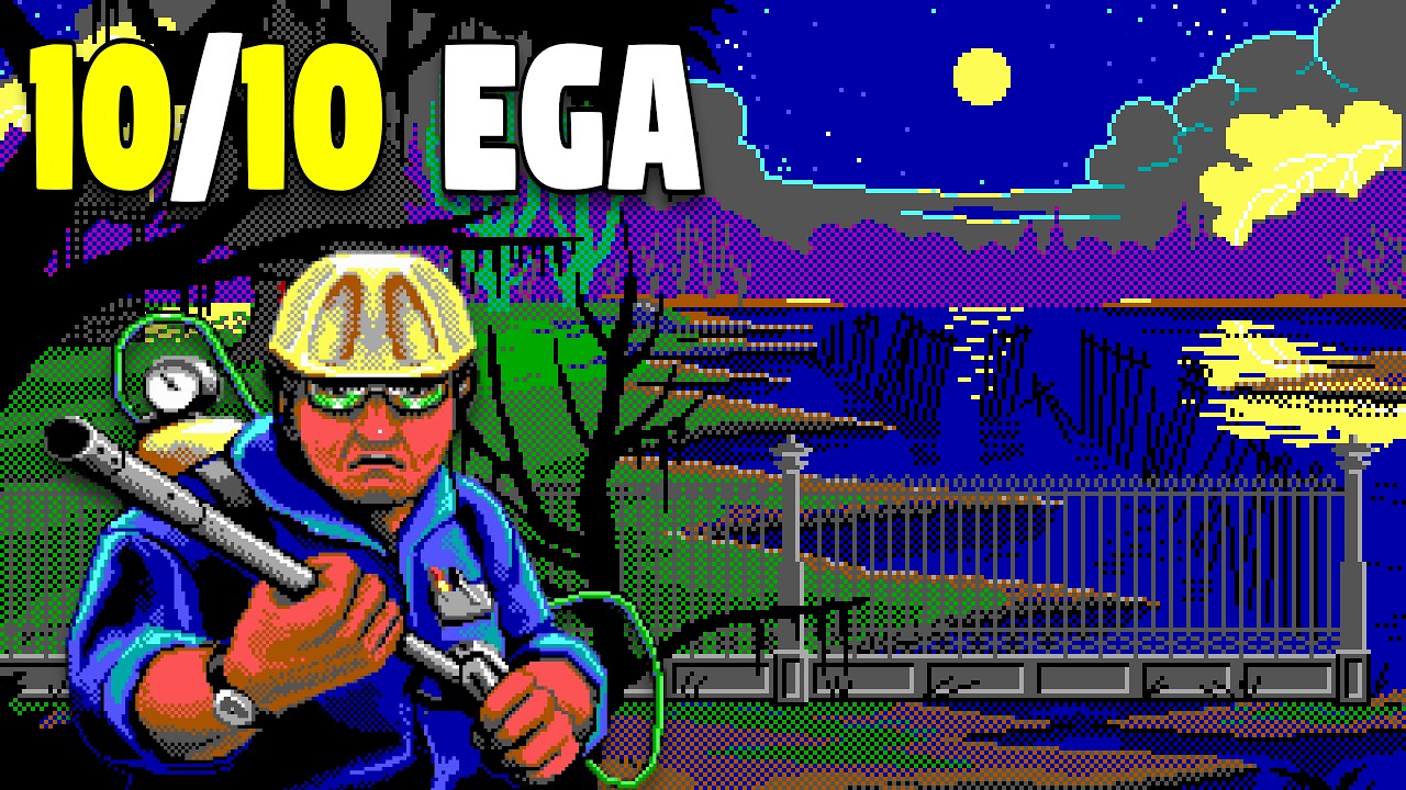 16 Color Wonders: Top 15 DOS EGA Titles with Insane Art!