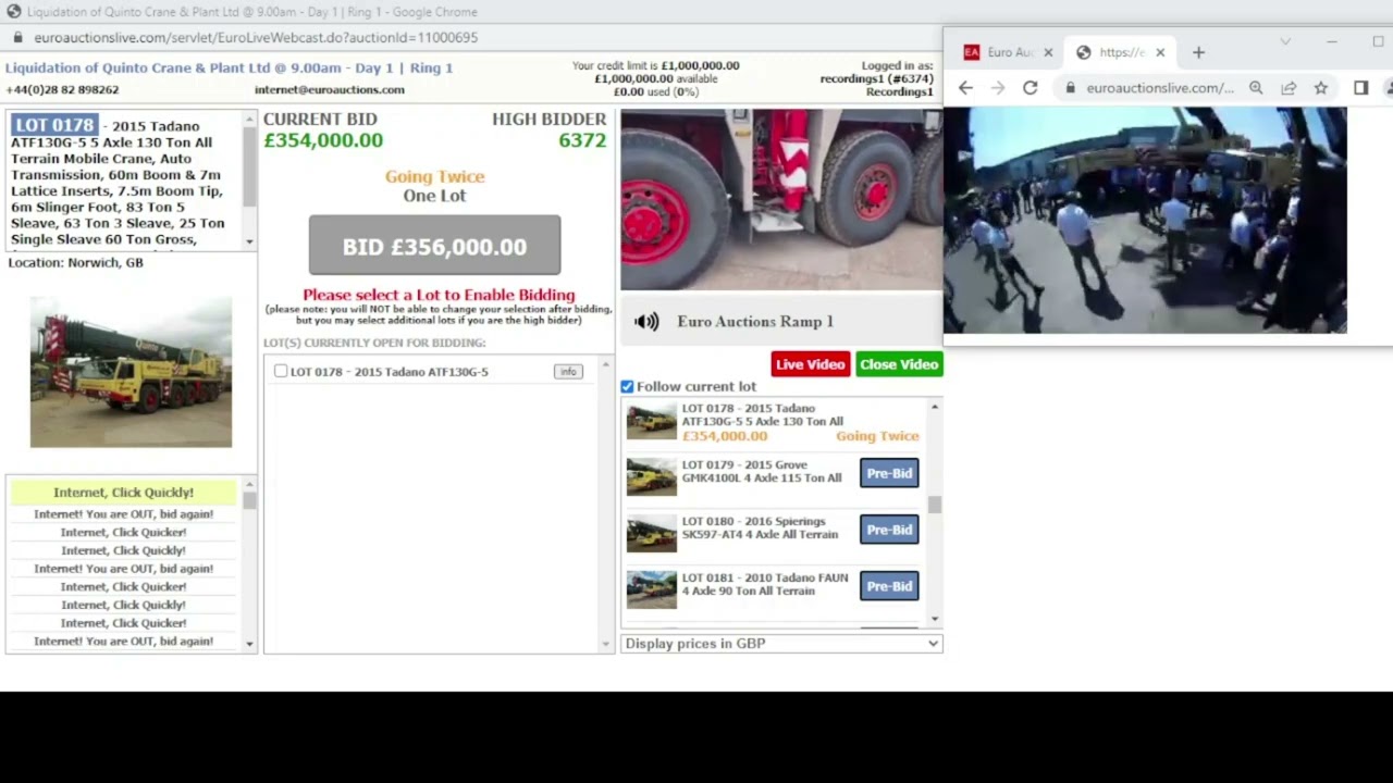 Euro Auctions | Vertikal Day Bidding