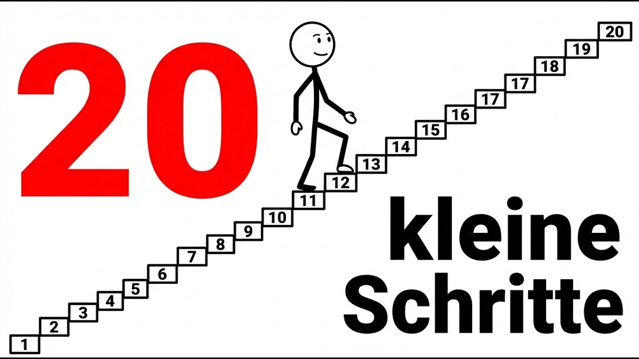 20 kleine Schritte, die dein Leben wirklich verändern | Bewiesen, nicht motivierend