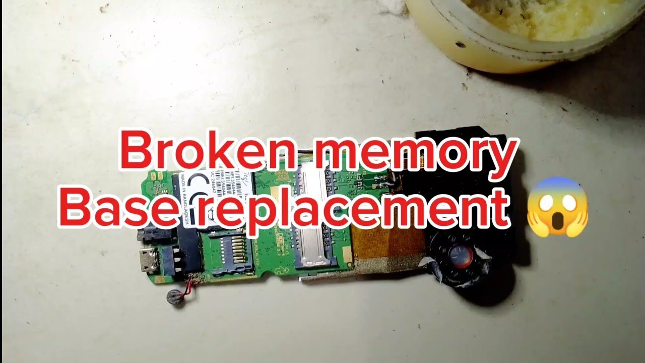মেমোরি বেস খুব সহজেই পরিবর্তন || Broken memory Base replacement 😱