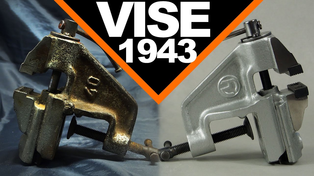 Vise #restoration anno 1943, #renovation - Old mechanic's #vise from my grandfather