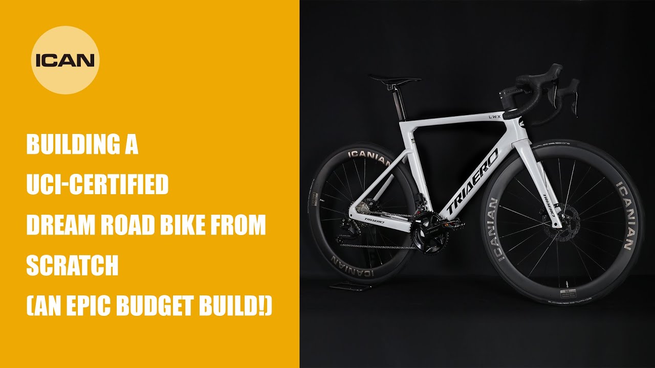 Building a UCI-certified dream road bike from scratch (an epic budget build!)#icancycling #a9