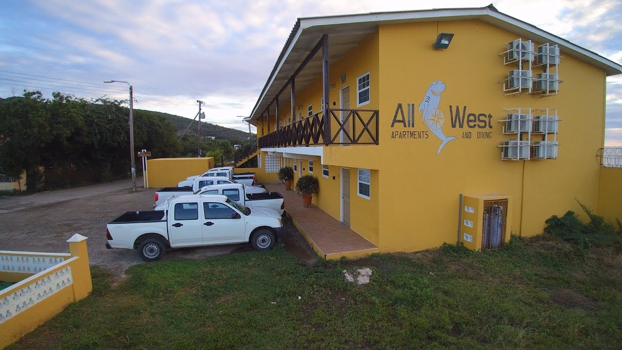 All West Apartments & Diving | Roomtoor & Meer | Curacao | Drohnenaufnahmen TyphoonQ500| #abgetaucht