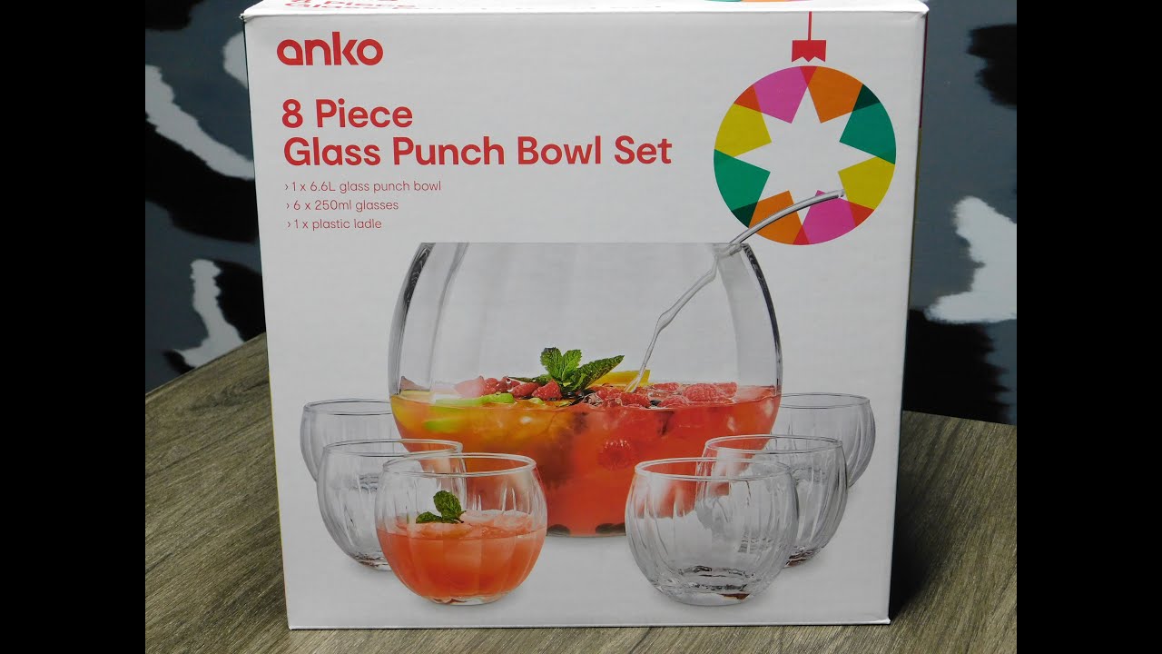 anko punch bowl set🎄product review 🎄 Aussie girl can cook