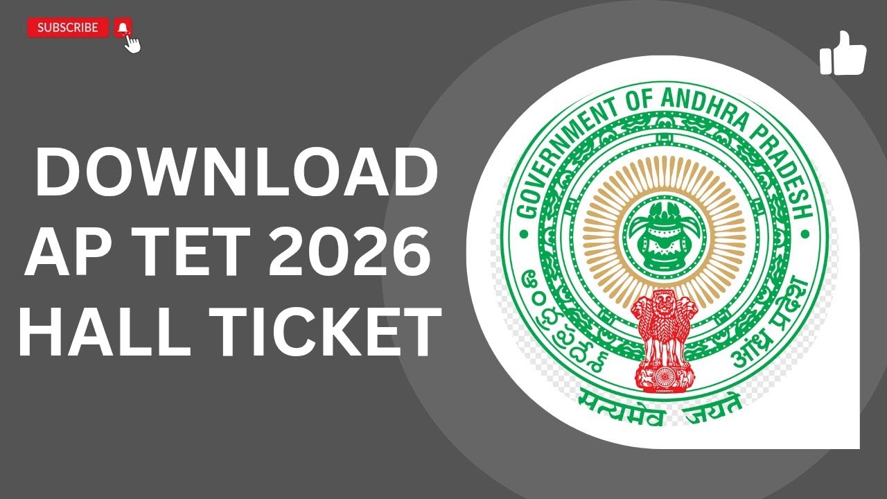 AP TET Hall Ticket download 2026 in Telugu | #vumalearnings #aptet2026 