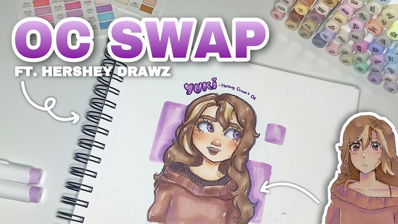 Drawing Eachother&rsquo;s Characters?! // OC SWAP ft. @hershidrawz
