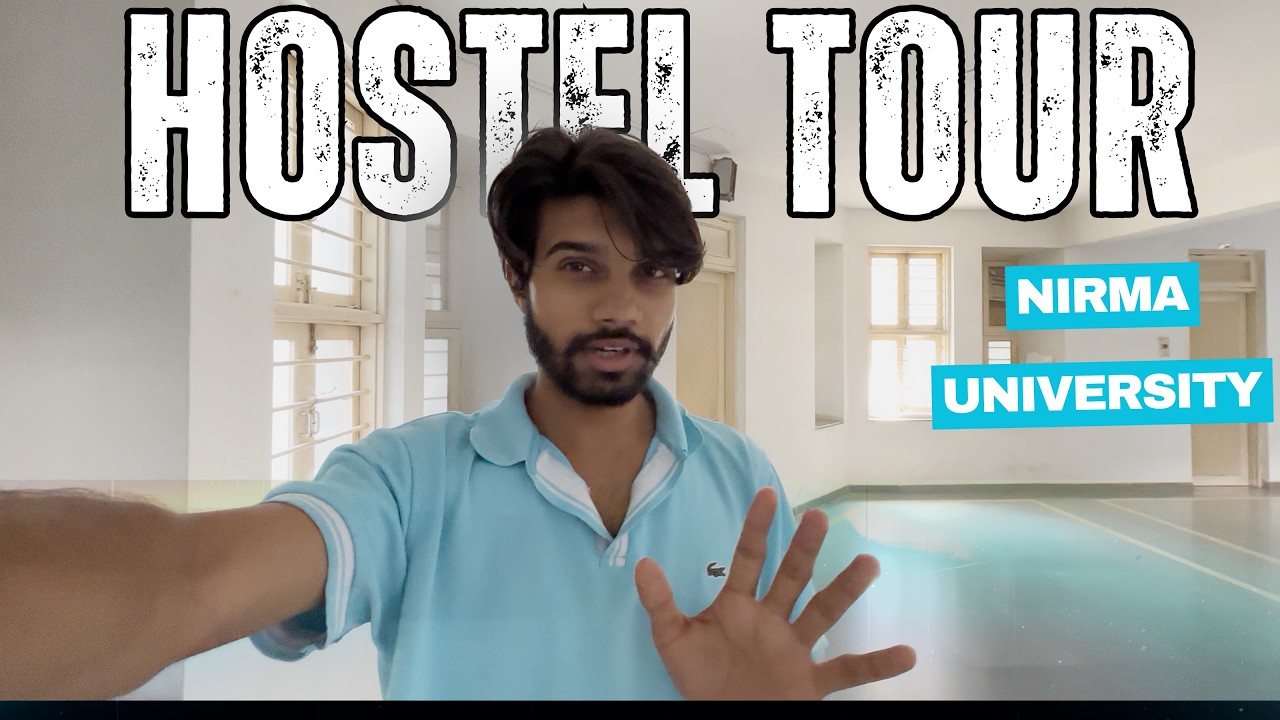 Nirma University Boys Hostel Tour || MBA