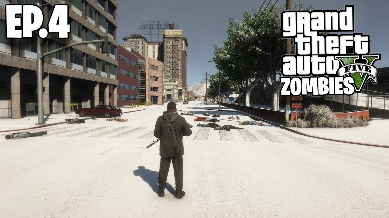 These Raids Were a Close Call (Surviving a Snowy Zombie Apocalypse in GTA 5) - ep.4
