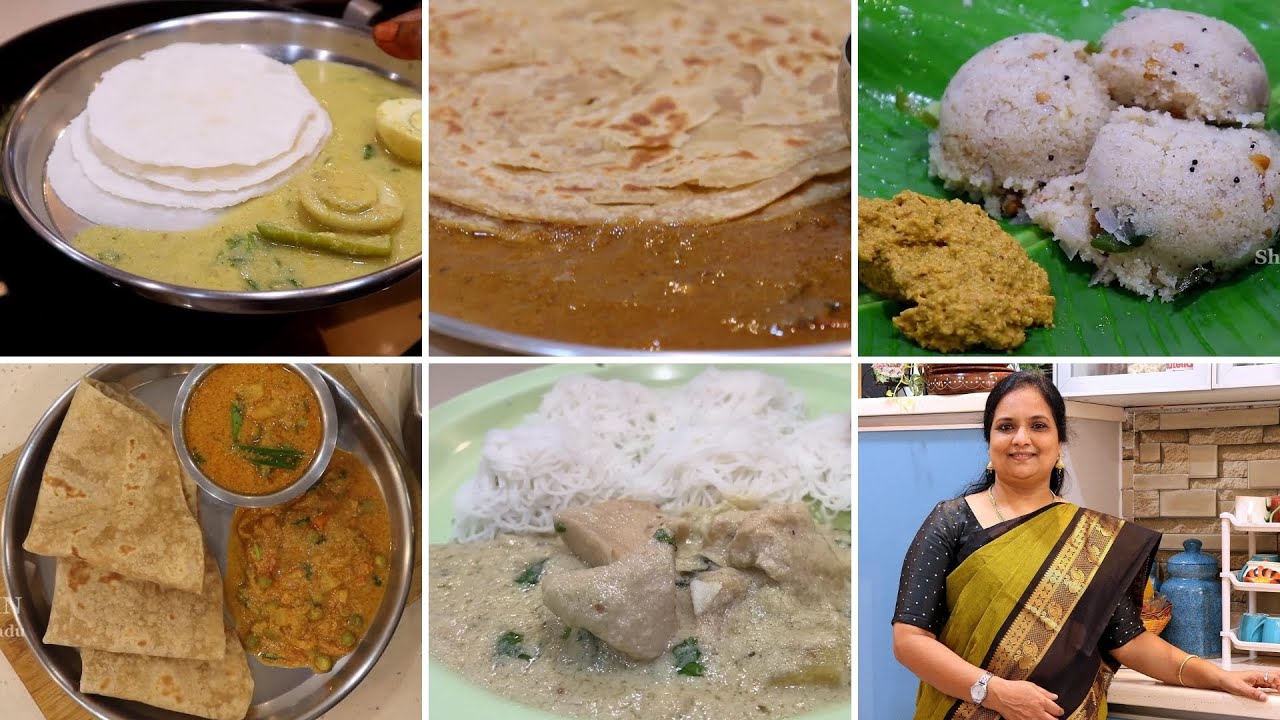 5 நாட்களுக்கு 5 விதமான டின்னர் வகைகள் | 5 Days 5 Variety Dinner Recipes | Dinner Recipe In Tamil