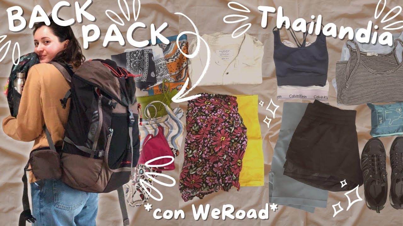 15 giorni in Thailandia con solo uno zaino | Pack with me ✈️