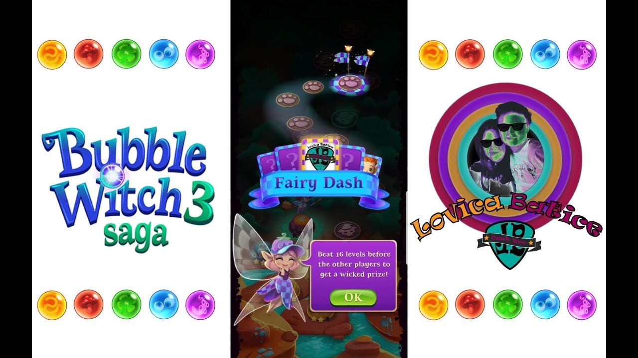 Bubble Witch Saga 3 - Level 581 - 585 - Gameplay