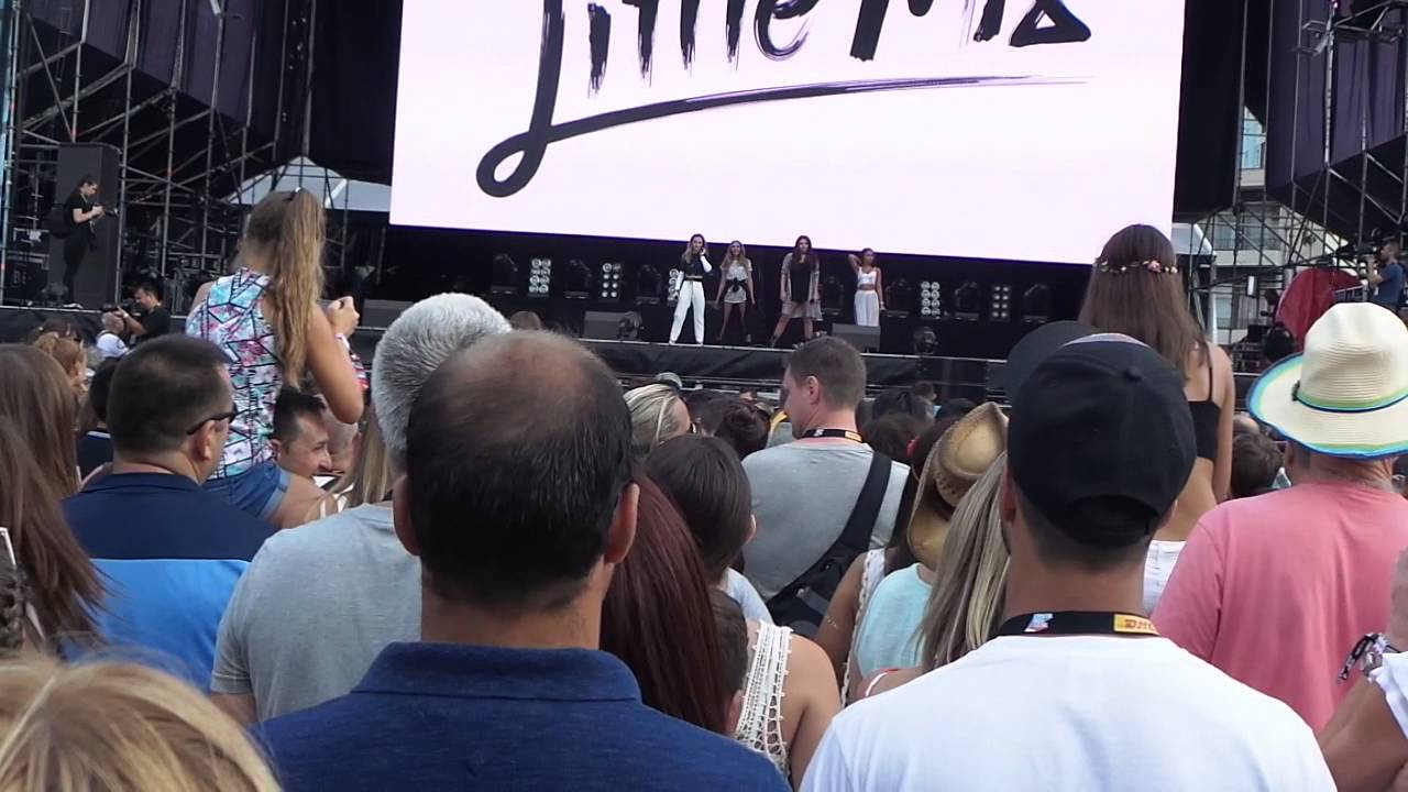 Little Mix performing Salute and DNA Gibraltar Music Festival
