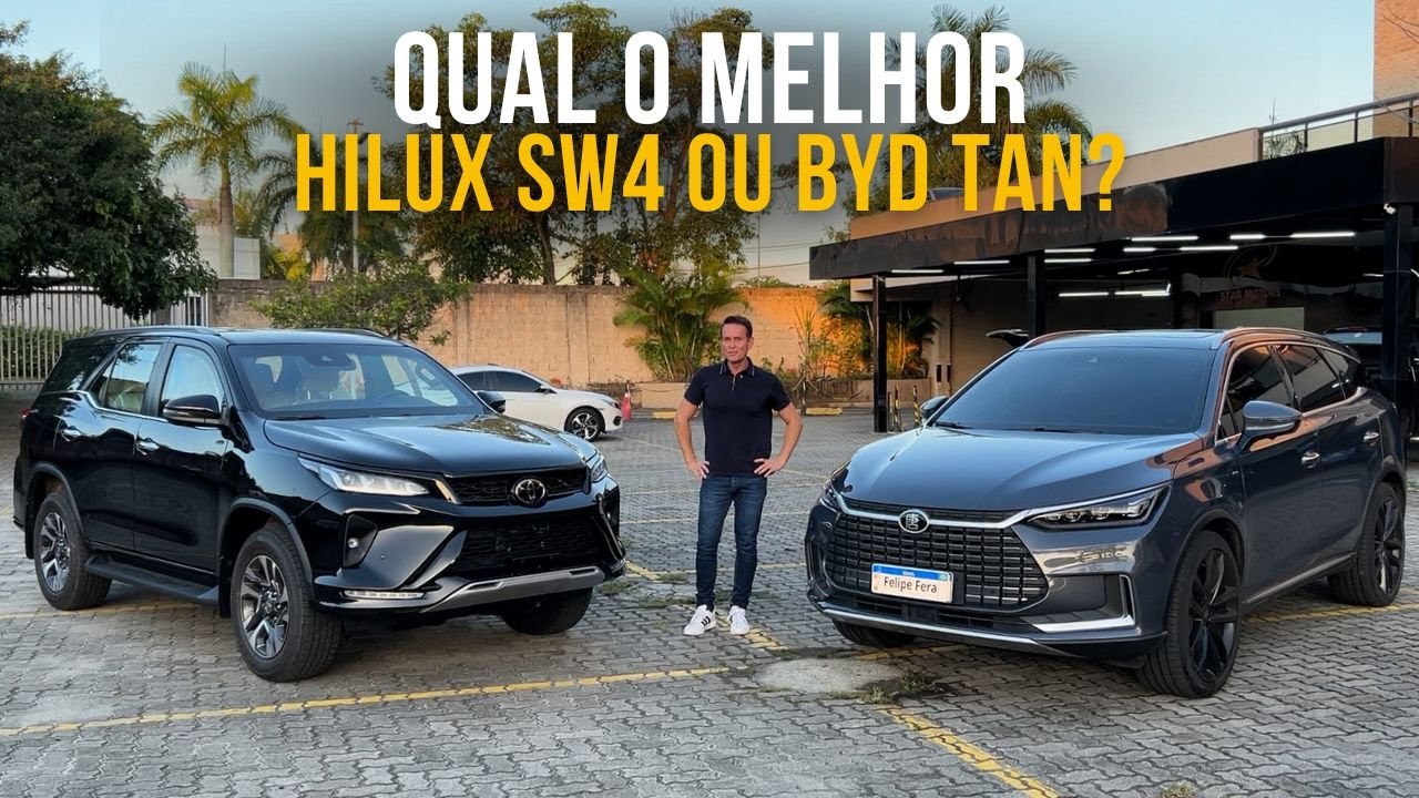 Qual o melhor: Hilux SW4 ou BYD Tan?