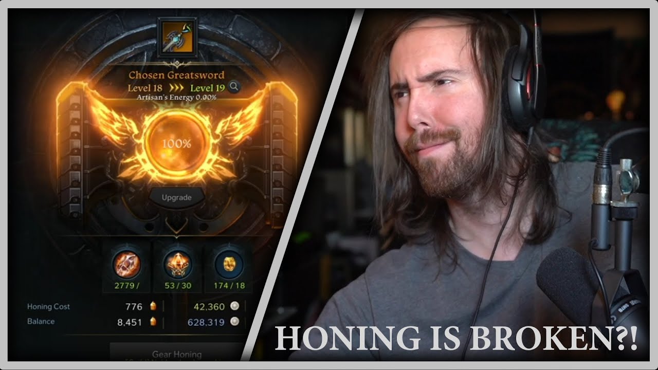 ASMONGOLD IS BROKEN BY LOST ARK'S HONING