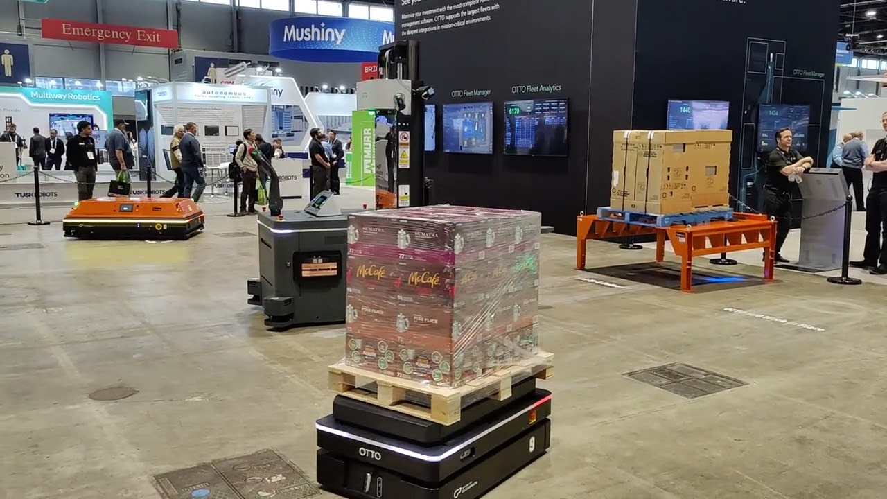 ProMat 2023 - Otto Motors - Autonomous Forklift and Mobile Robots
