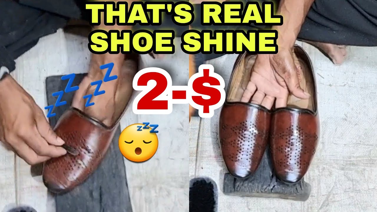 Indian Cobbler,Asmr Cobbler Best-Ever Shoe Shine 👞 Rake Full Rest 💤😴