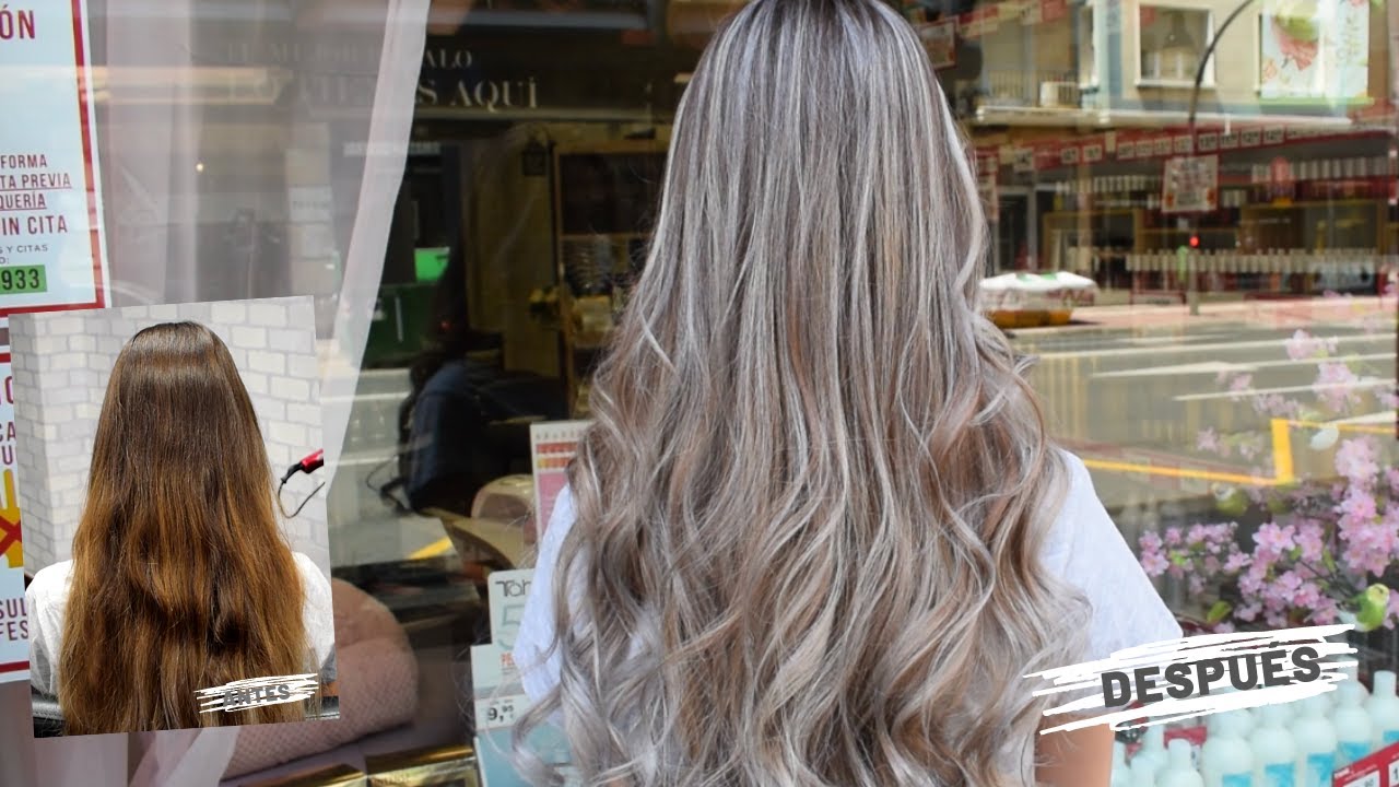 COMO HACER MECHAS RUBIAS/ BLANCAS CON LA TECNICA OMBRE/ TUTORIAL / OMBRÉ HAIR