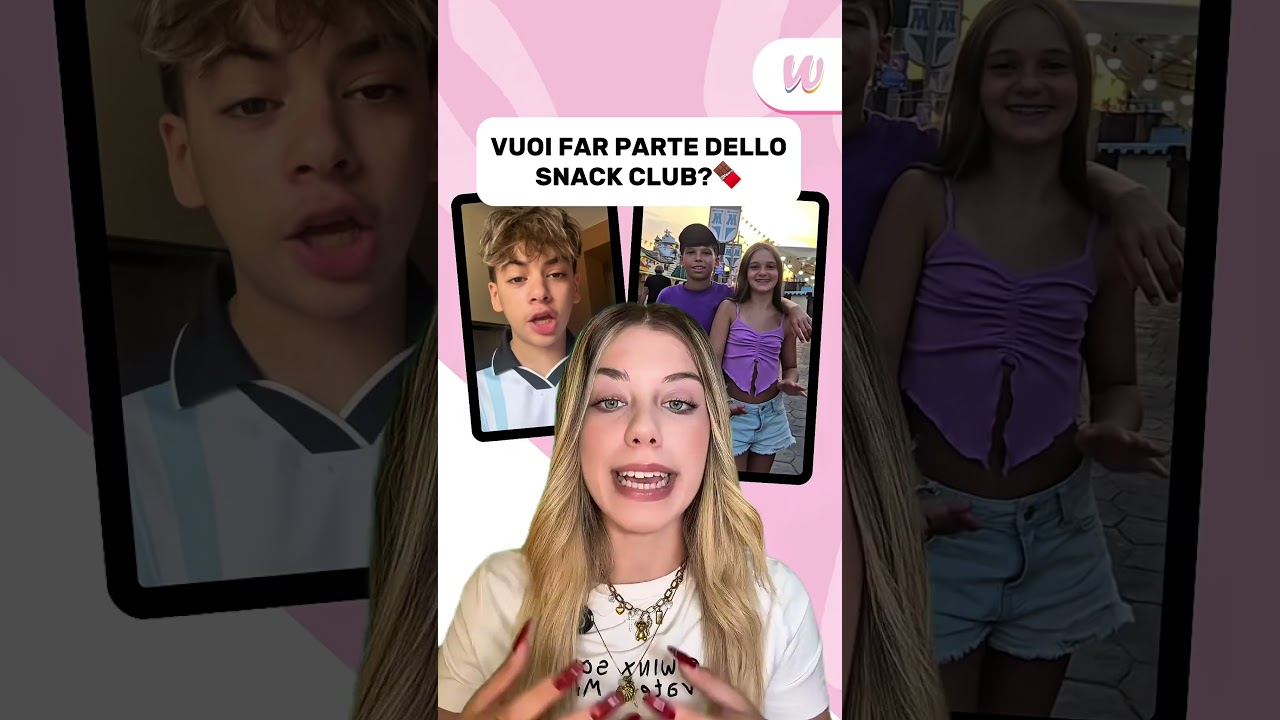 PUOI CANDIDARTI PER ENTRARE A FAR PARTE DELLO SNACK CLUB: ECCO COME!