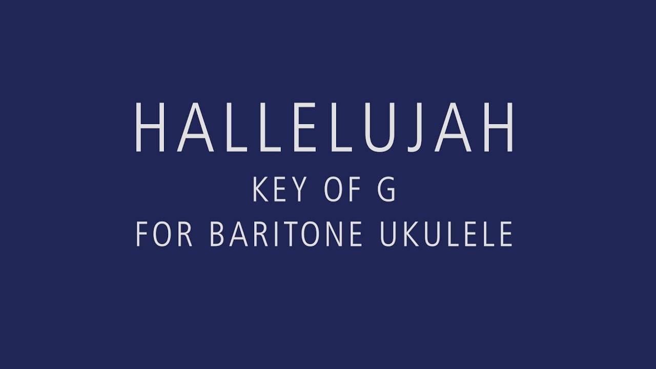 Hallelujah // Baritone Ukulele Picking Tutorial