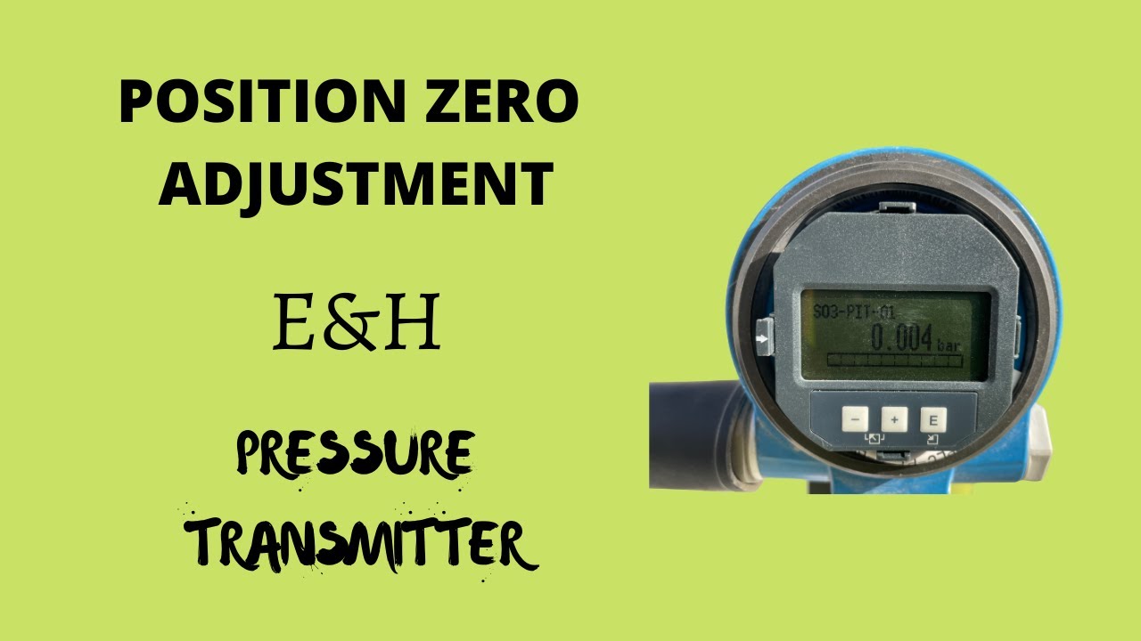 How to set Position Zero Adjustment