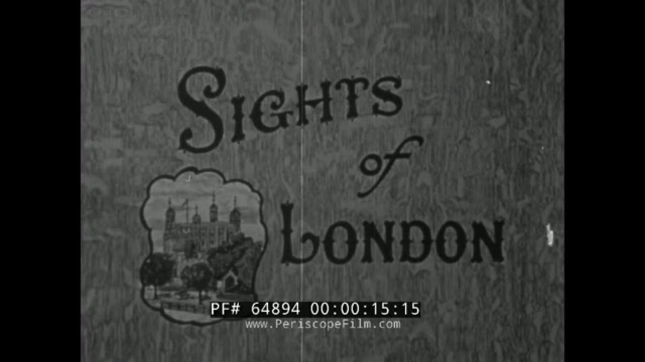 1930s LONDON ENGLAND  ST. PAUL'S CATHEDRAL  TOWER OF LONDON  TRAFALGAR SQUARE  BIG BEN  64894