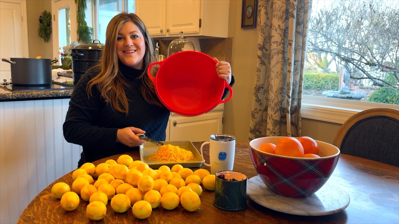 Canning Lemonade Concentrate with Our Homegrown Lemons & Seedling Update! 🍋🌱😁 // Garden Answer