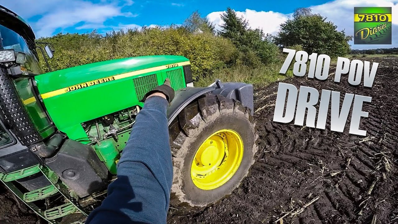 John Deere 7810 + Lemken POV WORK!